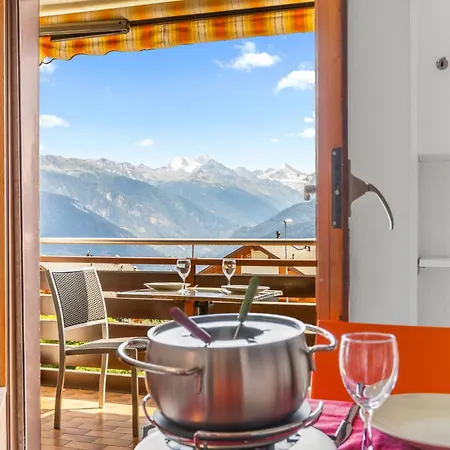 Escapade Romantique Avec Vue, Balcon Et Parking * Crans-Montana